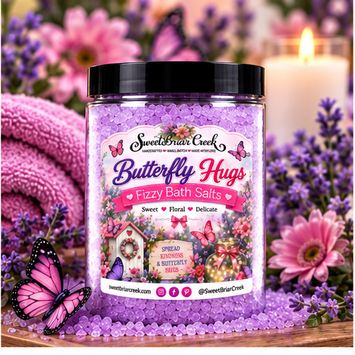 Butterfly Hugs Fizzy Bath Salt Soak