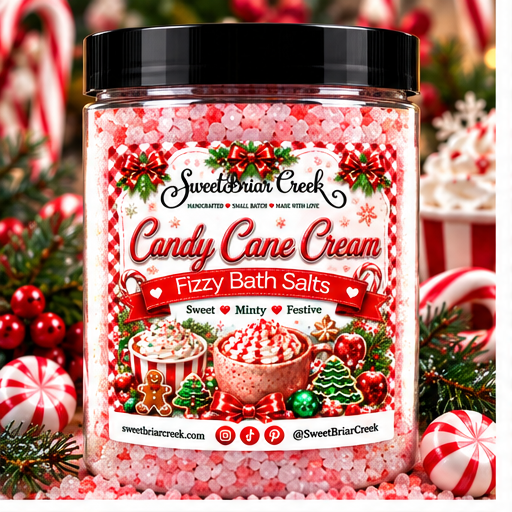 Candy Cane Cream Bath Salt
