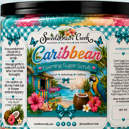 Caribbean Foaming Sugar Scrub