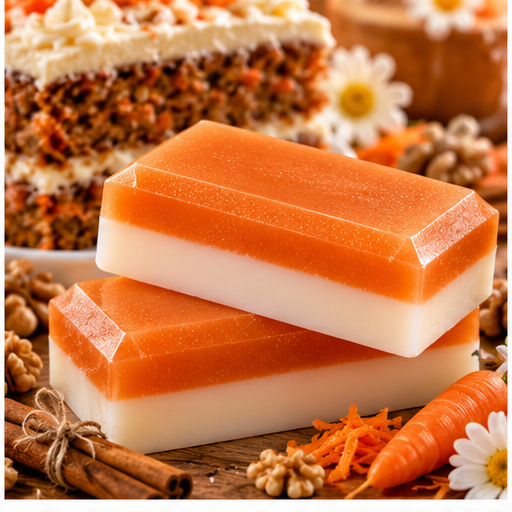 Carrot Cake Coconut Milk Glycerin Soap