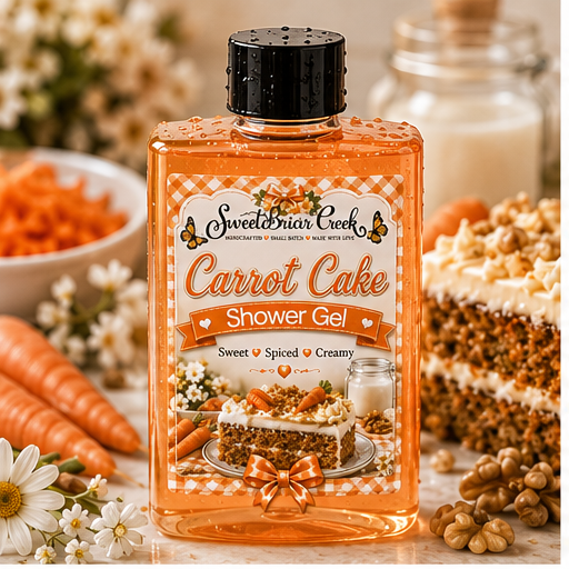 Carrot Cake Shower Gel + Bubble Bath