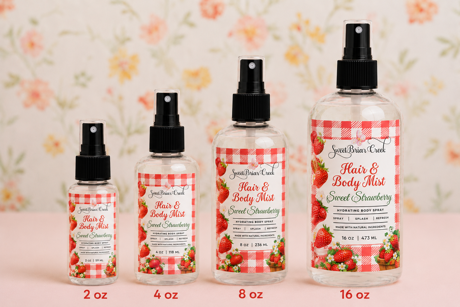 Sweet Strawberry Hair & Body Mist