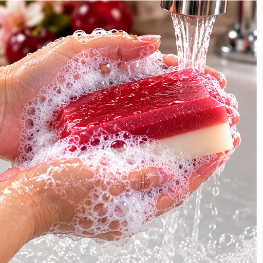 Cherry Almond Coconut Milk Glycerin Soap