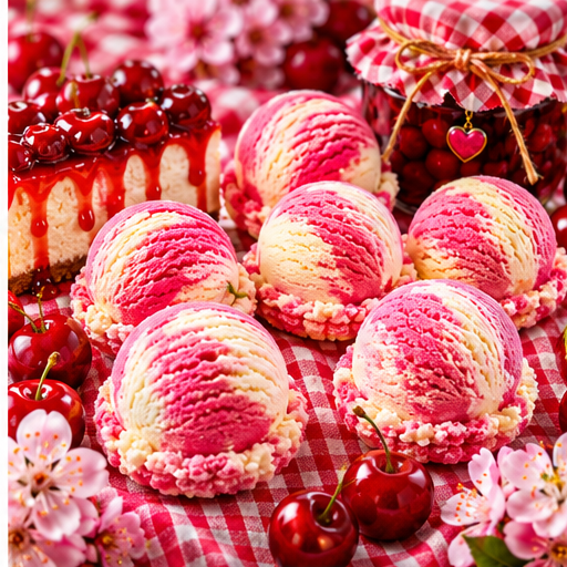 Cherry Cheesecake Bubble Scoop
