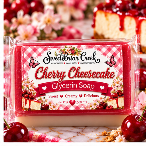 Cherry Cheesecake Coconut Milk Glycerin Soap