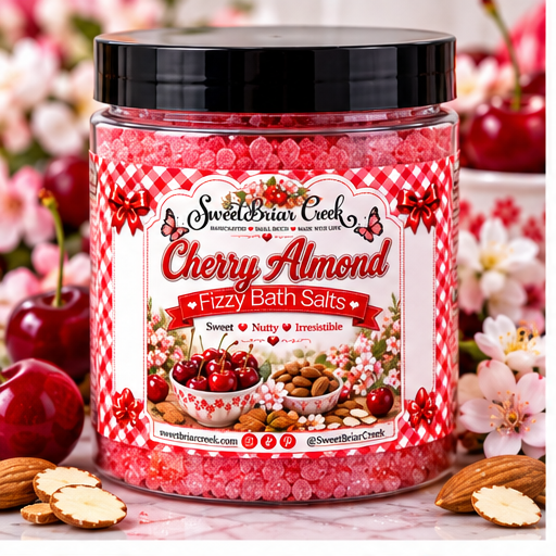 Cherry Almond Fizzy Bath Salt Soak