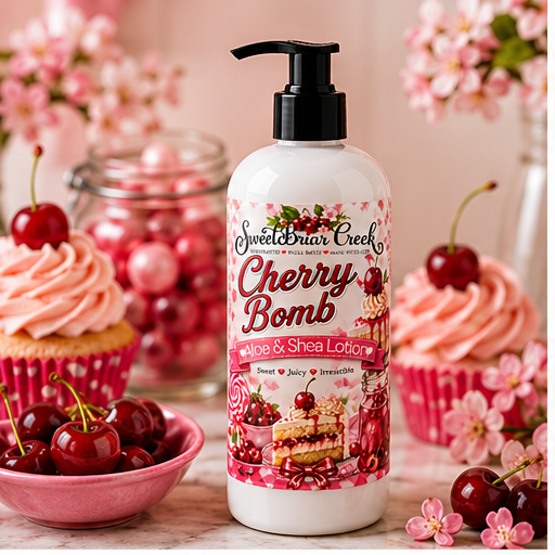 Cherry Bomb Shea & Aloe Body Lotion