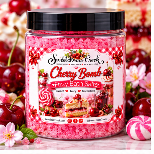 Cherry Bomb Fizzy Bath Salt Soak