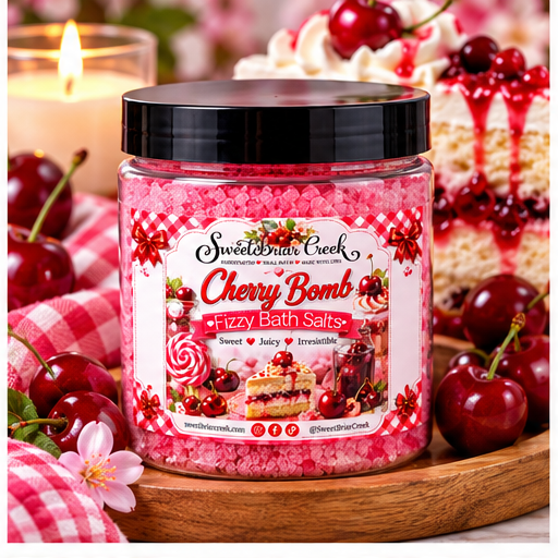 Cherry Bomb Fizzy Bath Salt Soak