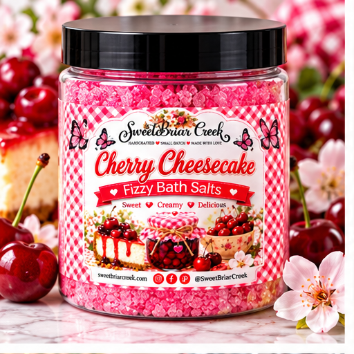 Cherry Cheesecake Fizzy Bath Salt Soak