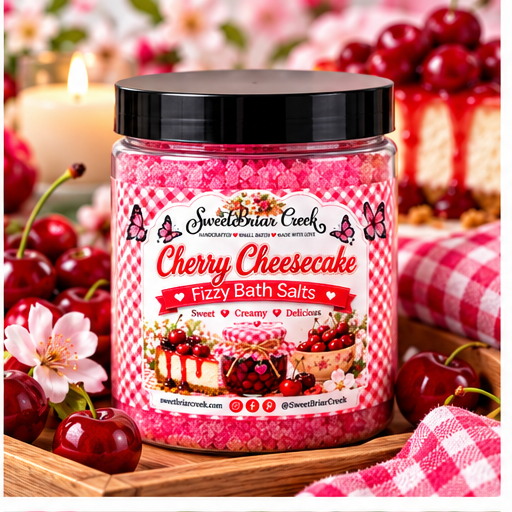Cherry Cheesecake Fizzy Bath Salt Soak