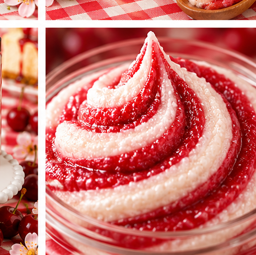 Cherry Cheesecake Foaming Sugar Scrub