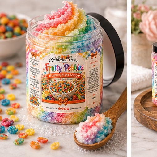Fruity Pebbles Foaming Sugar Scrub
