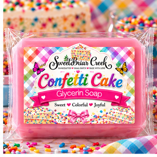 Confetti Cake Coconut Milk Glycerin Soap
