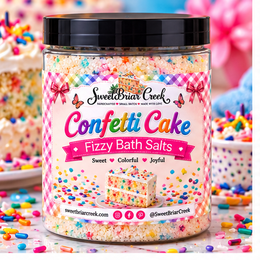 Confetti Cake Fizzy Bath Salt Soak