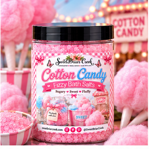 Cotton Candy Fizzy Bath Salt Soak