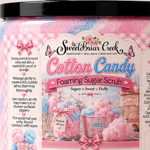 Cotton Candy Foaming Sugar Scrub
