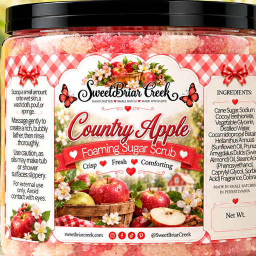 Country Apple Foaming Sugar Scrub