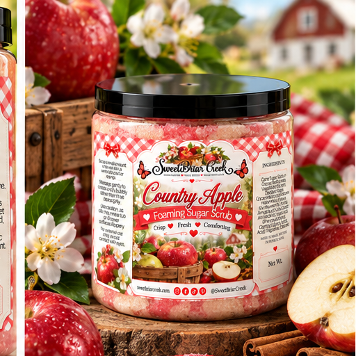 Country Apple Foaming Sugar Scrub