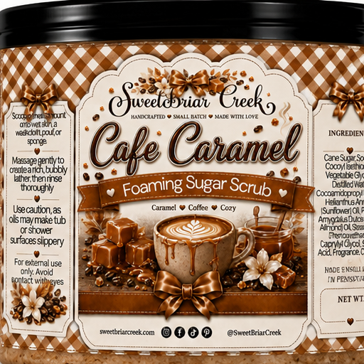 Cafe Caramel Foaming Sugar Scrub
