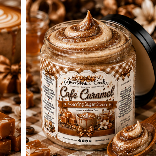 Cafe Caramel Foaming Sugar Scrub
