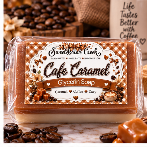 Café Caramel Coconut Milk Glycerin Soap