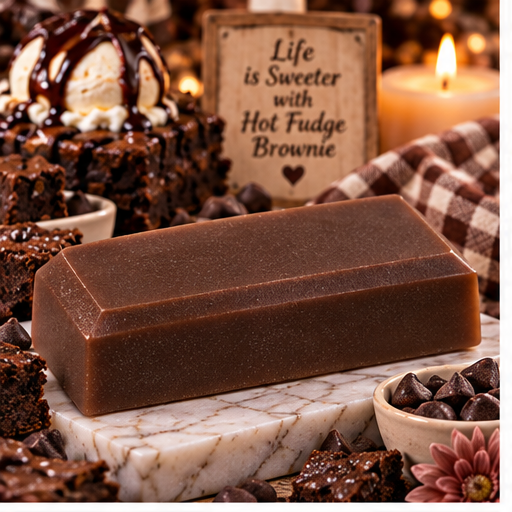 Hot Fudge Brownie Coconut Milk Glycerin Soap