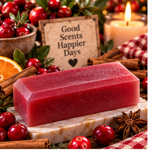 Spiced Cranberry Coconut Milk Glycerin Soap