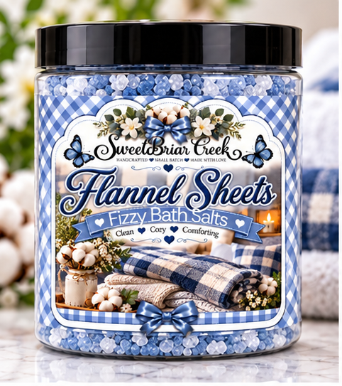 Flannel Sheets Fizzy Bath Salt Soak