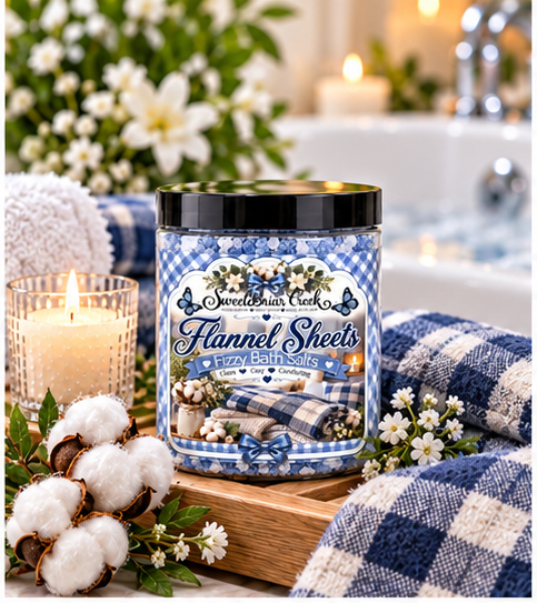Flannel Sheets Fizzy Bath Salt Soak
