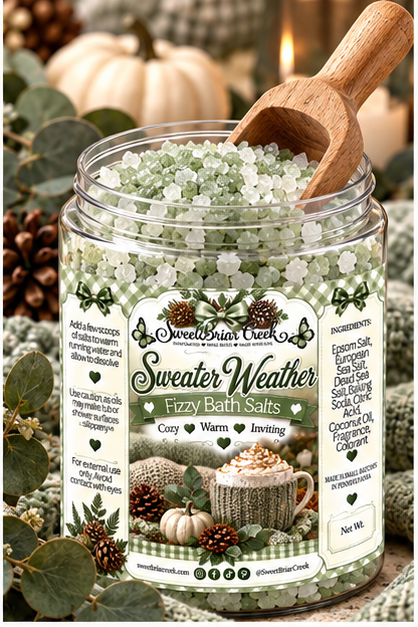 Sweater Weather Fizzy Bath Salt Soak
