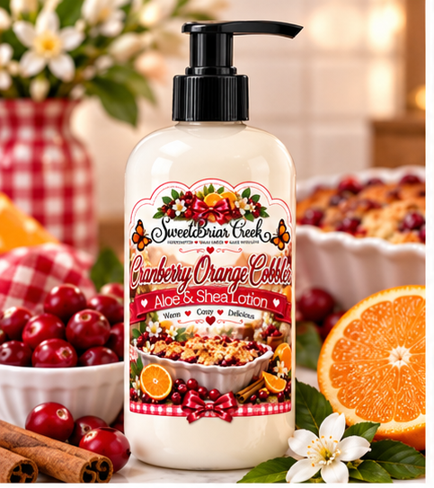 Cranberry Orange Cobbler Shea & Aloe Body Lotion