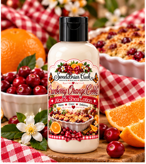 Cranberry Orange Cobbler Shea & Aloe Body Lotion