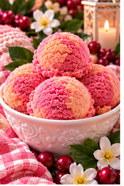 Cranberry Orange Cobbler Bubble Scoop