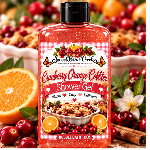 Cranberry Orange Cobbler  Body Wash + Bubble Bath