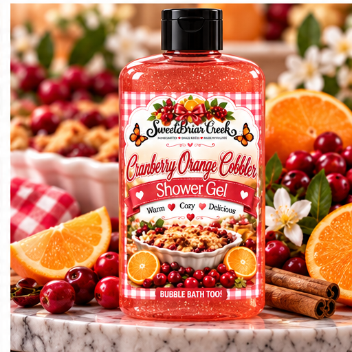 Cranberry Orange Cobbler  Body Wash + Bubble Bath