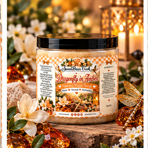 Dragonfly in Amber Foaming Sugar Scrub