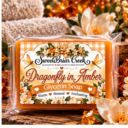 Dragonfly in Amber Coconut Milk Glycerin Soap