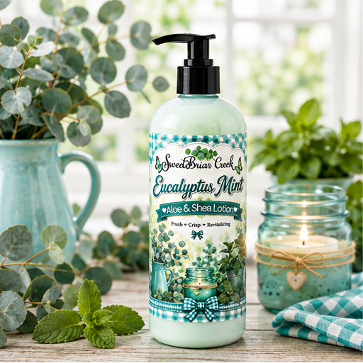 Eucalyptus Mint Shea  & Aloe Body Lotion