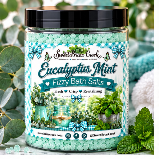 Eucalyptus Mint Fizzy Bath Salt Soak