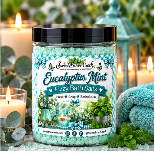 Eucalyptus Mint Fizzy Bath Salt Soak