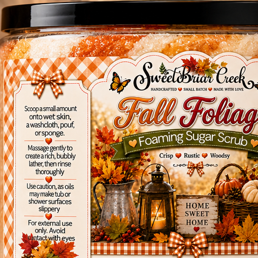 Fall Foliage Foaming Sugar Scrub