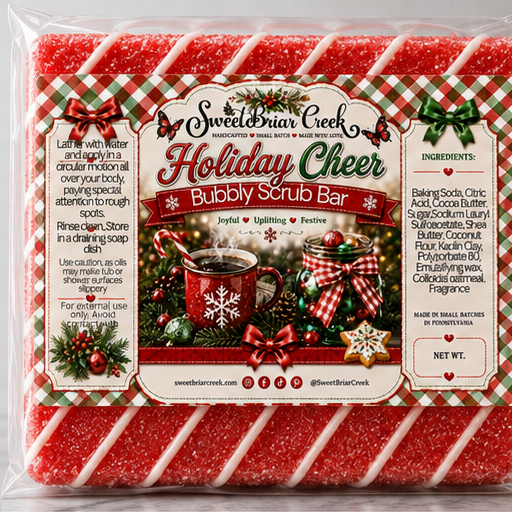 Holiday Cheer Bubbly Scrub Body Bars
