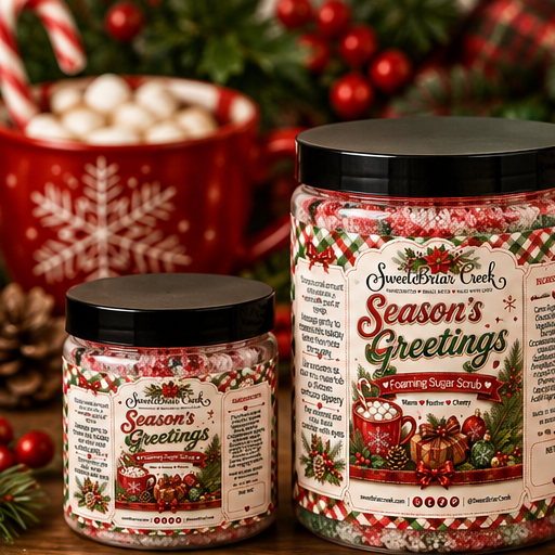 Season's Greetings  Foaming Sugar Scrub