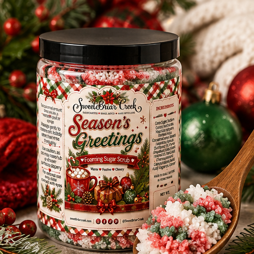 Season's Greetings  Foaming Sugar Scrub