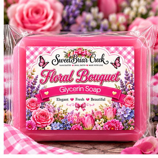Floral Bouquet Coconut Milk Glycerin Soap