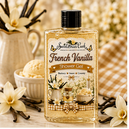 French Vanilla Shower Gel + Bubble Bath
