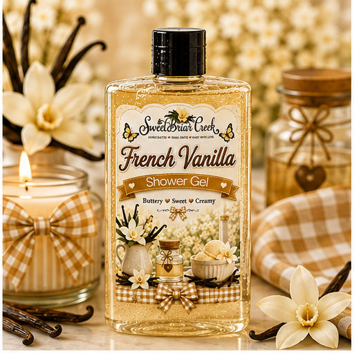 French Vanilla Shower Gel + Bubble Bath