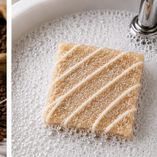 Fresh Brewed Coffee Bubbly Scrub Body Bars