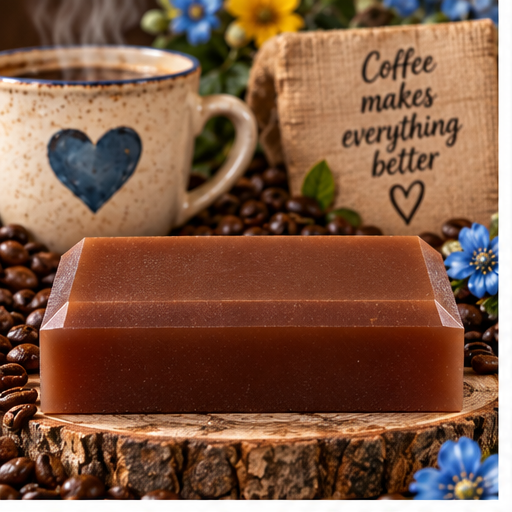 Fresh Brewed Coffee Coconut Milk Glycerin Soap